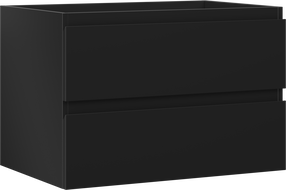 Mexen Orio kúpeľňová skrinka pod umývadlo 70 cm, 2 zásuvky, čierna matná - 91A10-07047-2-BFF71
