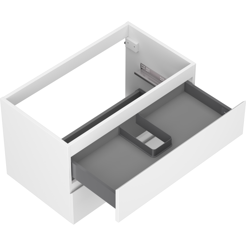 Mexen Orio kúpeľňová skrinka pod umývadlo 80 cm, 2 zásuvky, biela matná - 91A10-08047-2-BFF01