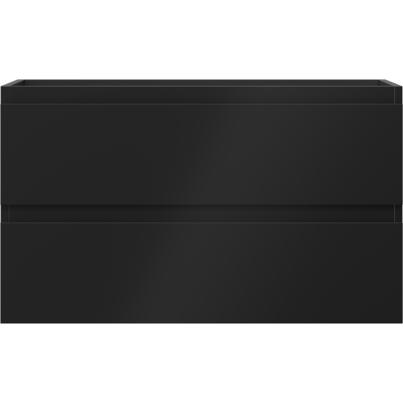 Mexen Orio kúpeľňová skrinka pod umývadlo 80 cm, 2 zásuvky, čierna matná - 91A10-08047-2-BFF71