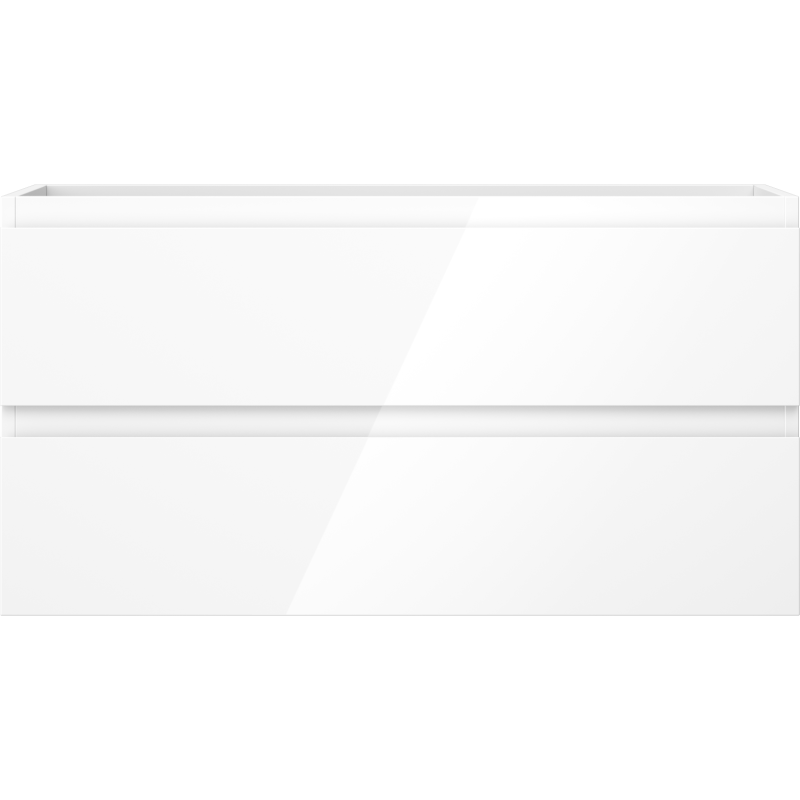 Mexen Orio kúpeľňová skrinka pod umývadlo 90 cm, 2 zásuvky, biely lesk - 91A10-09047-2-BFF00