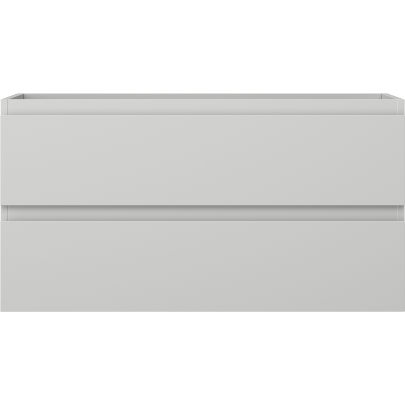 Mexen Orio kúpeľňová skrinka pod umývadlo 90 cm, 2 zásuvky, šedá matná - 91A10-09047-2-BFF62