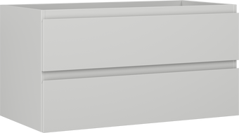 Mexen Orio kúpeľňová skrinka pod umývadlo 90 cm, 2 zásuvky, sivá matná - 91A10-09047-2-BFF62