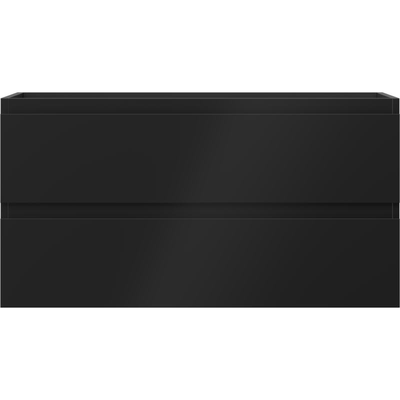 Mexen Orio kúpeľňová skrinka pod umývadlo 90 cm, 2 zásuvky, čierna matná - 91A10-09047-2-BFF71