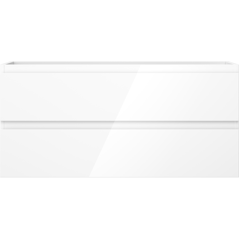 Mexen Orio kúpeľňová skrinka pod umývadlo 100 cm, 2 zásuvky, biela lesk - 91A10-10047-2-BFF00