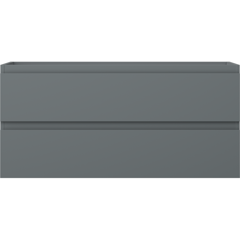 Mexen Orio kúpeľňová skrinka pod umývadlo 100 cm, 2 zásuvky, grafitová matná - 91A10-10047-2-BFF66