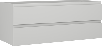 Mexen Orio kúpeľňová skrinka pod umývadlo 120 cm, 2 zásuvky, sivá matná - 91A10-12047-2-BFF62