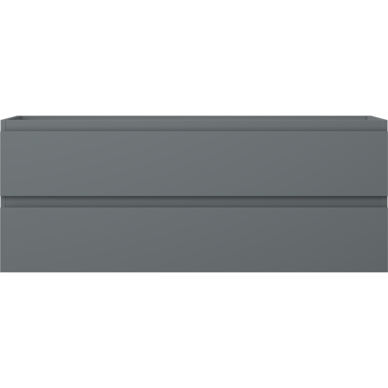 Mexen Orio kúpeľňová skrinka pod umývadlo 120 cm, 2 zásuvky, grafit mat - 91A10-12047-2-BFF66