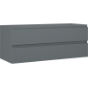 Mexen Orio kúpeľňová skrinka pod umývadlo 120 cm, 2 zásuvky, matný grafit - 91A10-12047-2-BFF66