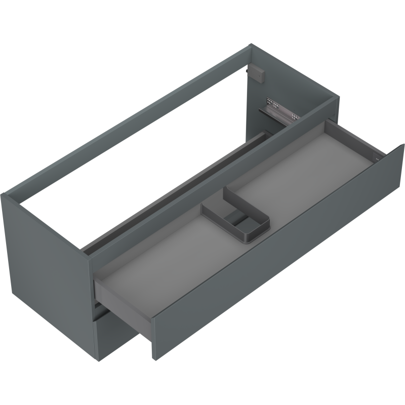 Mexen Orio kúpeľňová skrinka pod umývadlo 120 cm, 2 zásuvky, grafit mat - 91A10-12047-2-BFF66