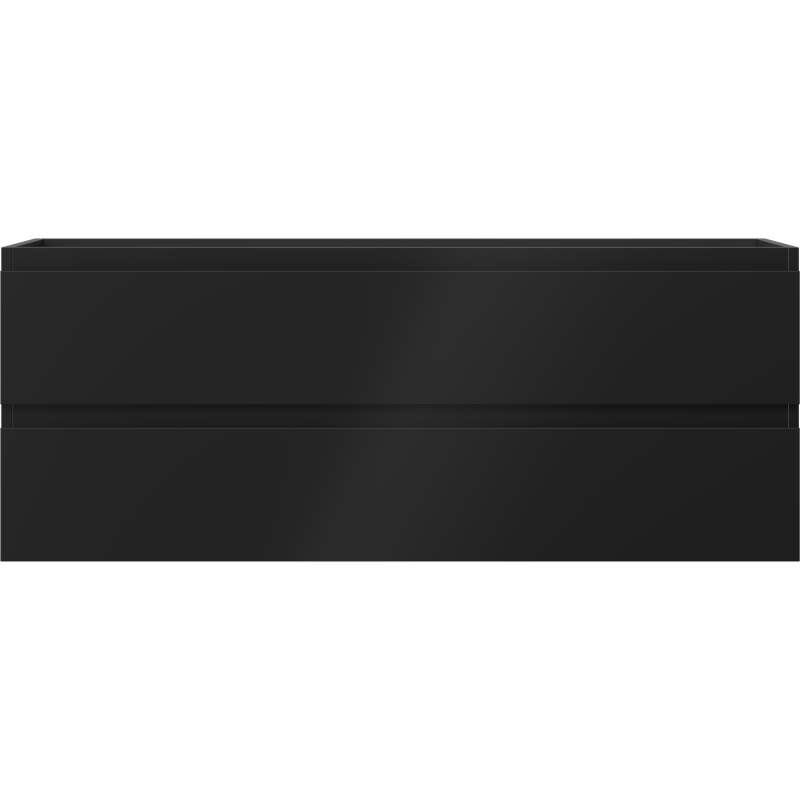 Mexen Orio kúpeľňová skrinka pod umývadlo 120 cm, 2 zásuvky, čierna matná - 91A10-12047-2-BFF71