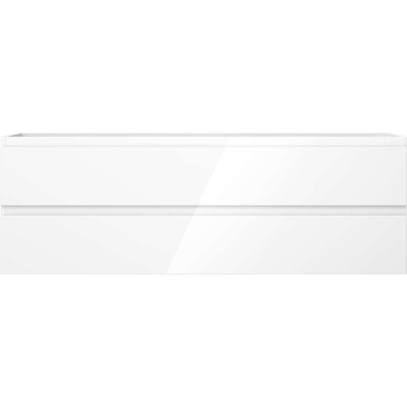 Mexen Orio kúpeľňová skrinka pod umývadlo 140 cm, 2 zásuvky, biely lesk - 91A10-14047-2-BFF00