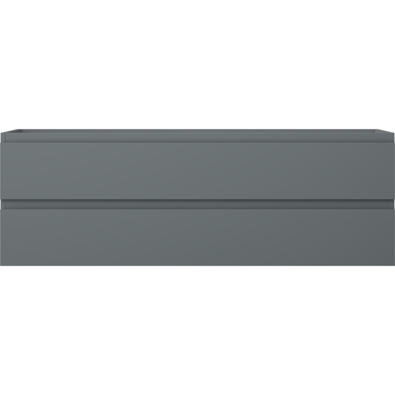Mexen Orio kúpeľňová skrinka pod umývadlo 140 cm, 2 zásuvky, grafit mat - 91A10-14047-2-BFF66