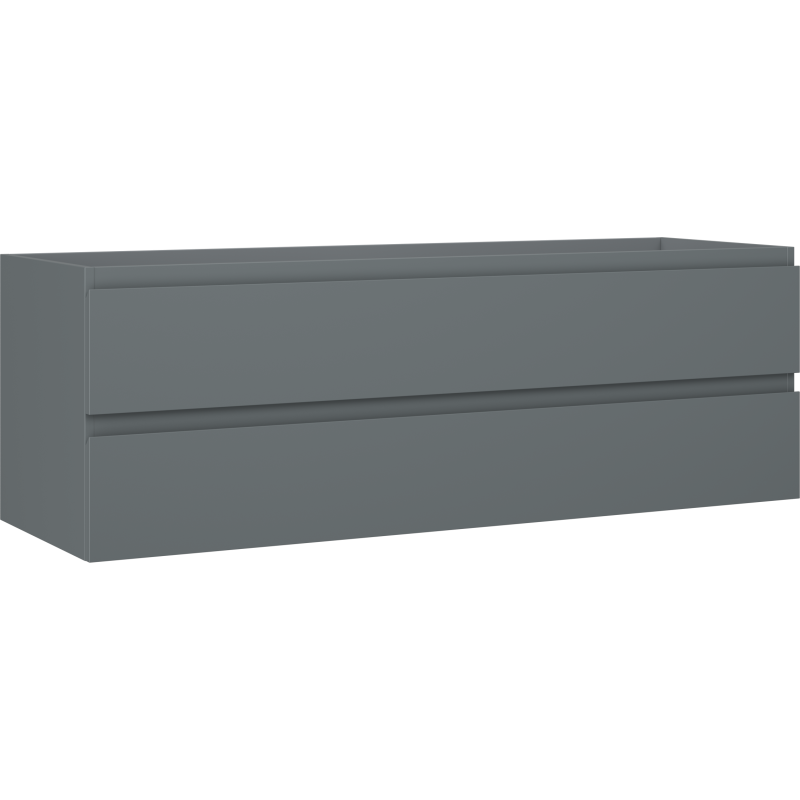 Mexen Orio kúpeľňová skrinka pod umývadlo 140 cm, 2 zásuvky, grafit mat - 91A10-14047-2-BFF66