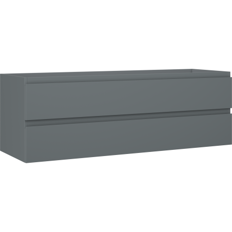 Mexen Orio kúpeľňová skrinka pod umývadlo 140 cm, 2 zásuvky, grafit mat - 91A10-14047-2-BFF66