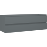 Mexen Orio kúpeľňová skrinka pod umývadlo 140 cm, 2 zásuvky, grafit mat - 91A10-14047-2-BFF66