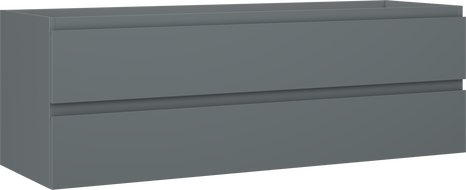 Mexen Orio kúpeľňová skrinka pod umývadlo 140 cm, 2 zásuvky, grafit mat - 91A10-14047-2-BFF66