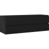 Mexen Orio kúpeľňová skrinka pod umývadlo 140 cm, 2 zásuvky, čierna mat - 91A10-14047-2-BFF71