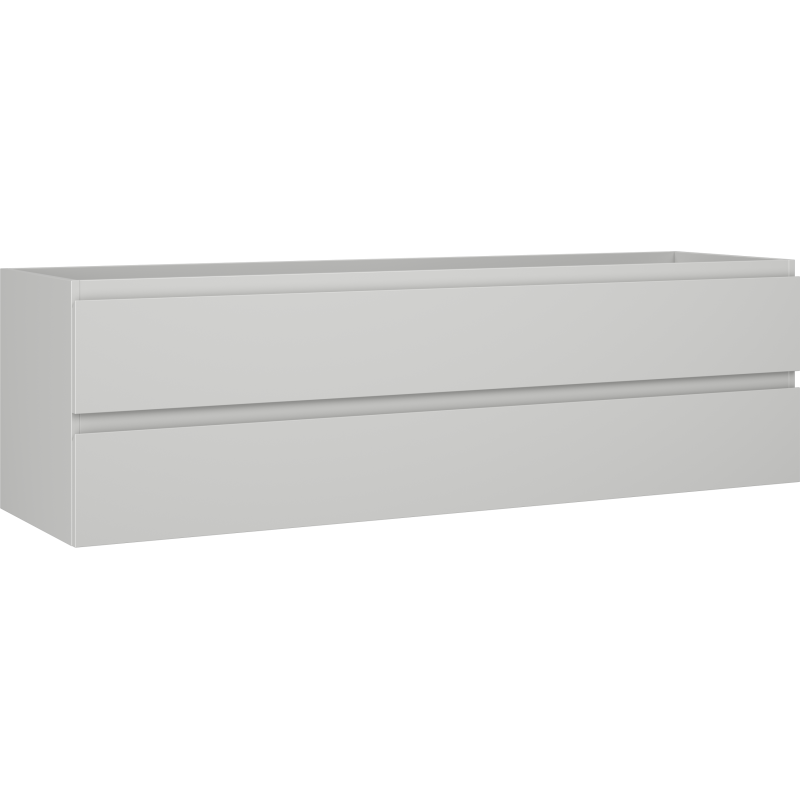 Mexen Orio kúpeľňová skrinka pod umývadlo 160 cm, 2 zásuvky, sivá matná - 91A10-16047-2-BFF62