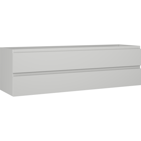 Mexen Orio kúpeľňová skrinka pod umývadlo 160 cm, 2 zásuvky, sivá matná - 91A10-16047-2-BFF62