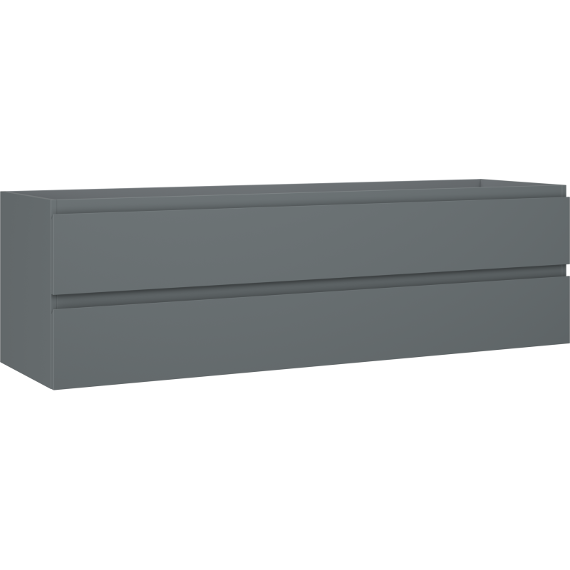 Mexen Orio kúpeľňová skrinka s umývadlom 160 cm, 2 zásuvky, grafit mat - 91A10-16047-2-BFF66