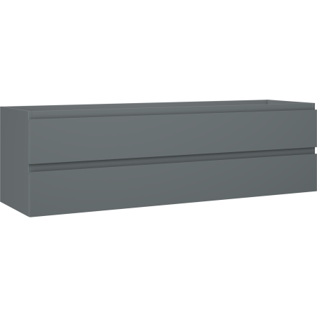 Mexen Orio kúpeľňová skrinka pod umývadlo 160 cm, 2 zásuvky, grafit mat - 91A10-16047-2-BFF66