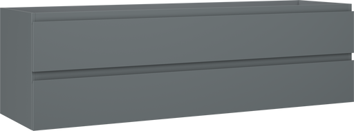 Mexen Orio kúpeľňová skrinka s umývadlom 160 cm, 2 zásuvky, grafit mat - 91A10-16047-2-BFF66