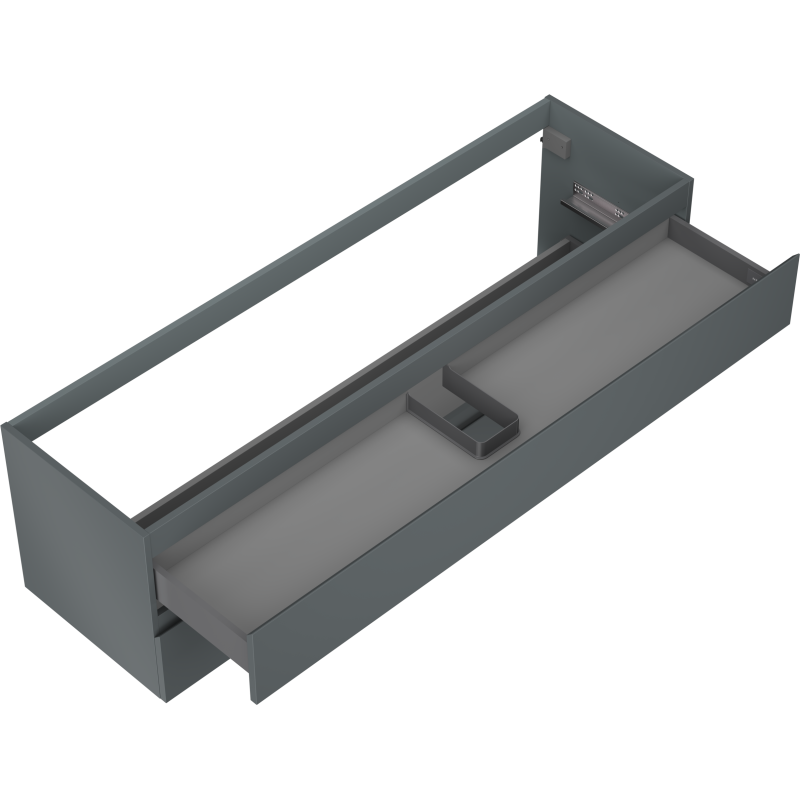 Mexen Orio kúpeľňová skrinka pod umývadlo 160 cm, 2 zásuvky, grafit mat - 91A10-16047-2-BFF66