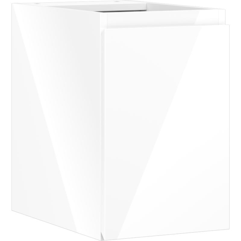 Mexen Orio kúpeľňová skrinka pod umývadlo 30 cm, 1 dvere, biela lesk - 91A11-03047-1-BF00