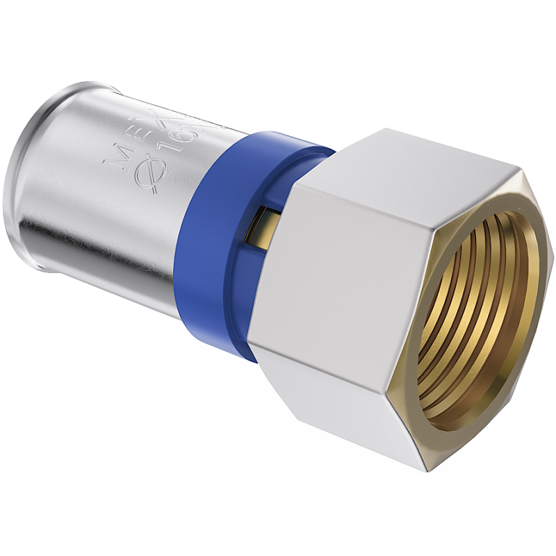 Mexen PEX-P kompresná spojka, lisovaná redukcia PEX 25 x 1 GW - W97122-2510F-00