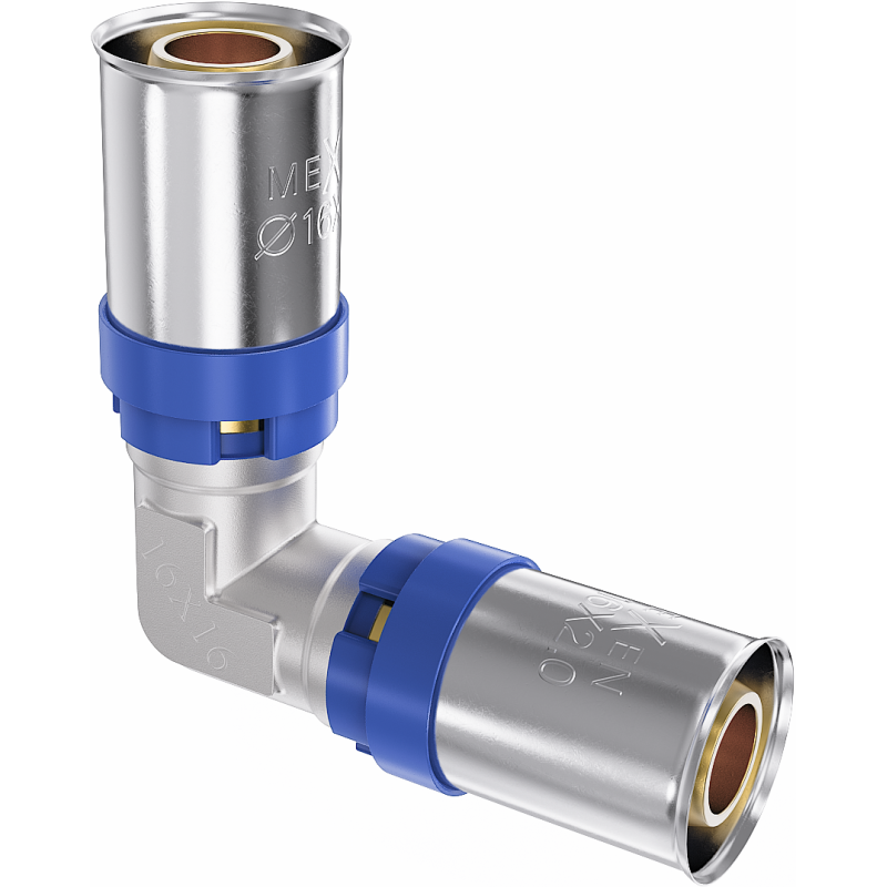 Mexen PEX-P lisované koleno, lisovacie PEX 20 x 20 - W97124-2020-00