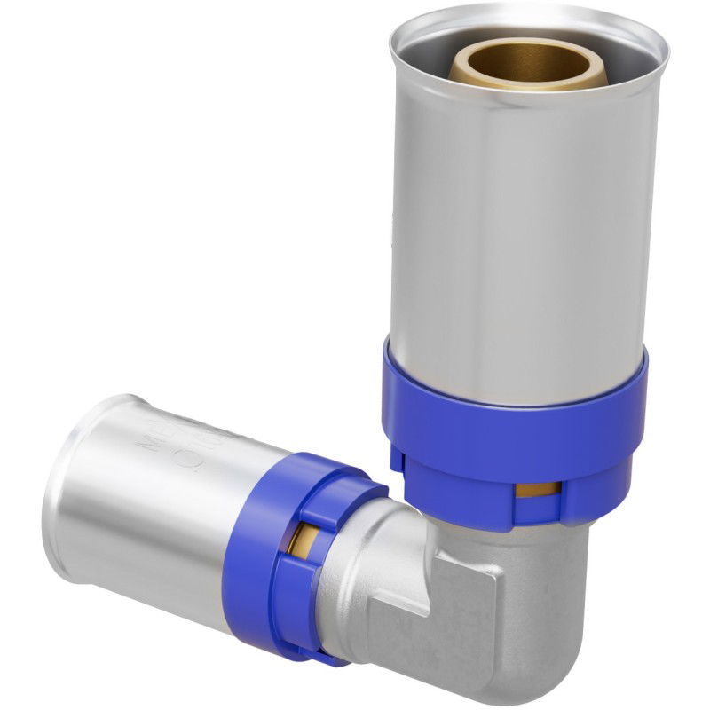 Mexen PEX-P redukčné lisovacie koleno, lisovací PEX 25 x 20 - W97125-2520-00