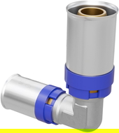 Mexen PEX-P lisované redukčné koleno, krimpovací PEX 32 x 25 - W97125-3225-00