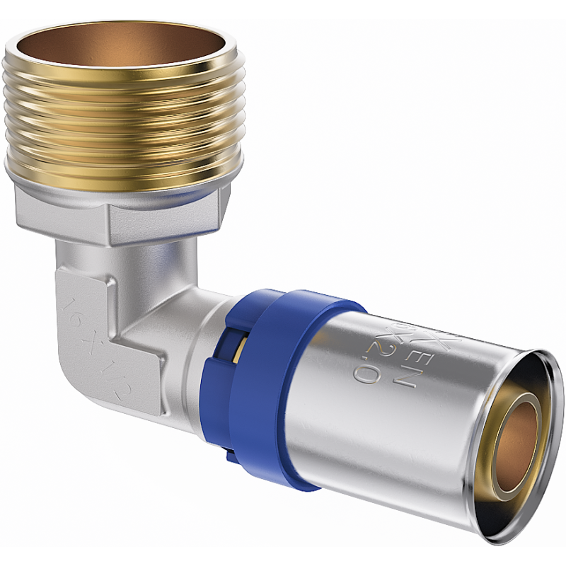 Mexen PEX-P lisovacie koleno, lisované PEX 25 x 3/4 GZ - W97127-2534M-00