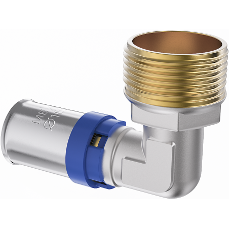 Mexen PEX-P lisované koleno, lisovateľné PEX 25 x 1 GZ - W97127-2510M-00