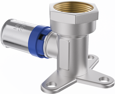 Mexen PEX-P stenová lisovacia koleno s držiakom PEX 16 x 1/2 GW - W97128-1612F-00