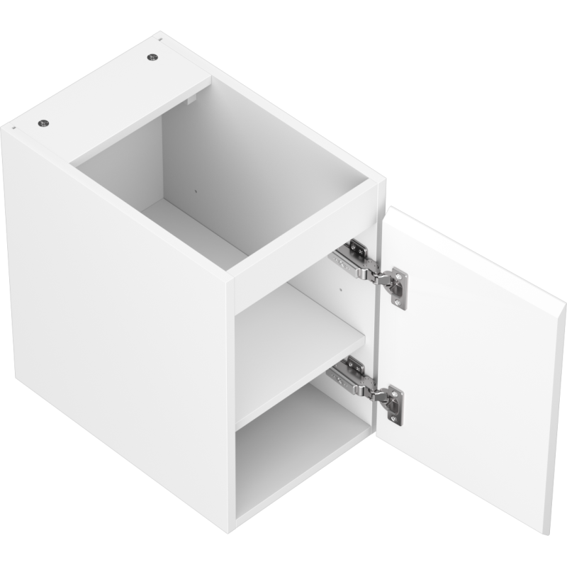 Mexen Orio kúpeľňová skrinka pod umývadlo 30 cm, 1 dvere, biela matná - 91A11-03047-1-BF01