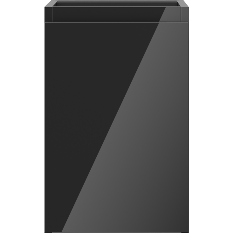 Mexen Orio kúpeľňová skrinka pod umývadlo 30 cm, 1 dvere, čierny lesk - 91A11-03047-1-BF70