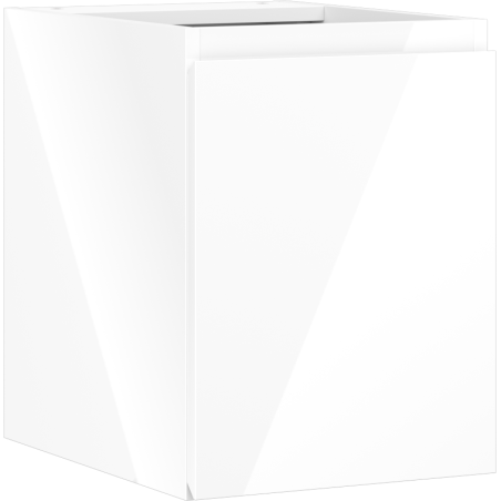 Mexen Orio kúpeľňová skrinka pod umývadlo 35 cm, 1 dvere, biela lesklá - 91A11-03547-1-BF00