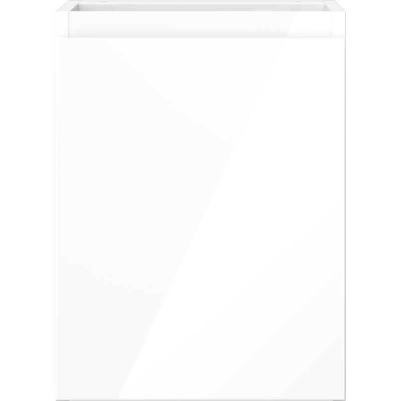 Mexen Orio kúpeľňová skrinka pod umývadlo 35 cm, 1 dvere, biely lesk - 91A11-03547-1-BF00