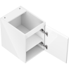 Mexen Orio kúpeľňová skrinka pod umývadlo 35 cm, 1 dvere, biely lesk - 91A11-03547-1-BF00