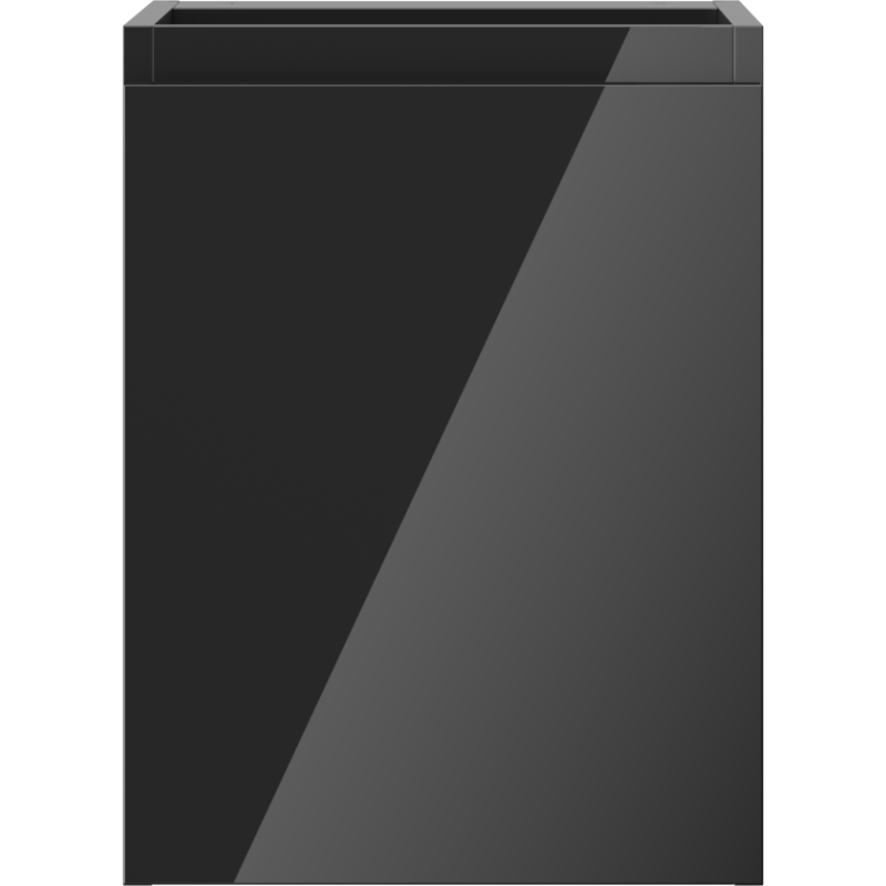 Mexen Orio kúpeľňová skrinka pod umývadlo 35 cm, 1 dvere, čierny lesk - 91A11-03547-1-BF70