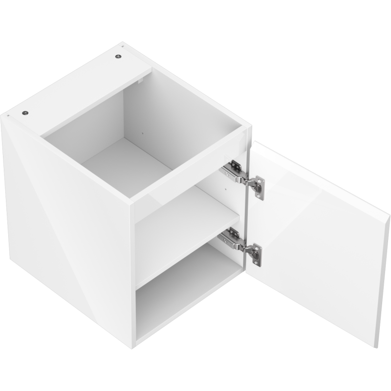 Mexen Orio kúpeľňová skrinka pod umývadlo 40 cm, 1 dvere, biela lesk - 91A11-04047-1-BF00