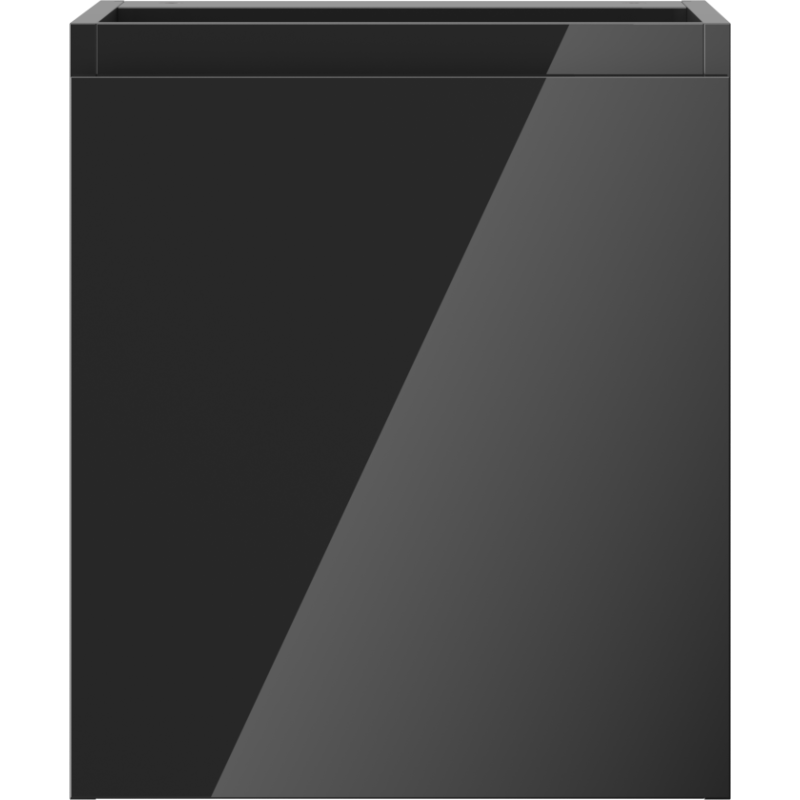 Mexen Orio kúpeľňová skrinka pod umývadlo 40 cm, 1 dvere, čierny lesk - 91A11-04047-1-BF70