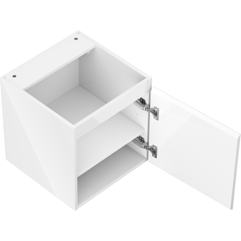 Mexen Orio kúpeľňová skrinka pod umývadlo 45 cm, 1 dvere, biela lesk - 91A11-04547-1-BF00