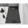 Mexen Stone+ kompozitná štvorcová sprchová vanička 180 x 70 cm, Antracit - 44717018