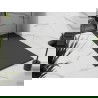 Mexen Stone+ kompozitná štvorcová sprchová vanička 180 x 70 cm, Antracit - 44717018