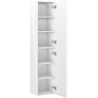 Mexen Orio kúpeľňový stĺp 35 cm, 1 dvere, biely lesk - 91A11-03016-1-BF00