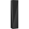 Mexen Orio kúpeľňový stĺpik 35 cm, 1 dvere, čierny lesk - 91A11-03016-1-BF70