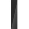 Mexen Orio kúpeľňový stĺpik 35 cm, 1 dvere, čierny lesk - 91A11-03016-1-BF70