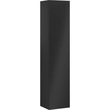 Mexen Orio kúpeľňový stĺpik 35 cm, 1 dvere, čierny mat - 91A11-03016-1-BF71